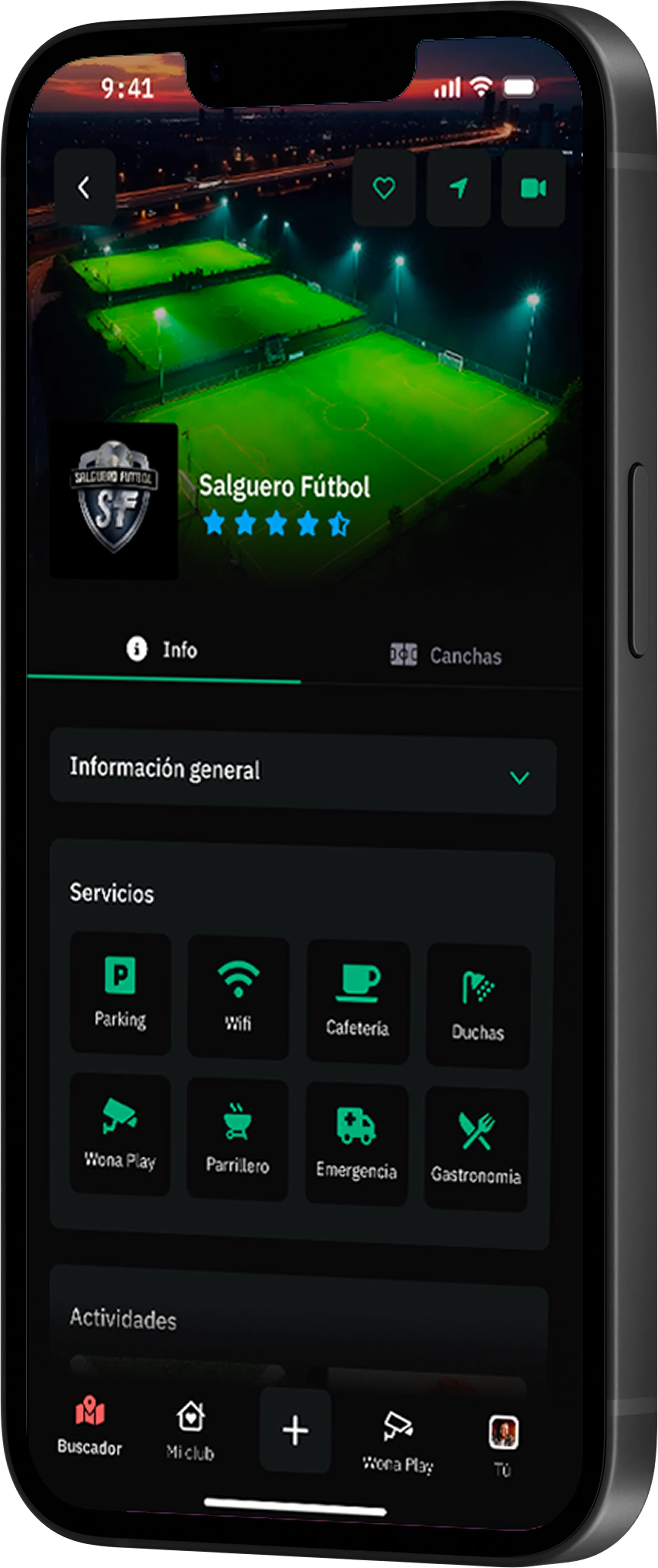 Perfil do seu clube esportivo