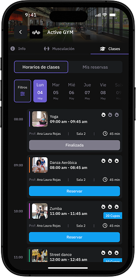 Booking and cancellation