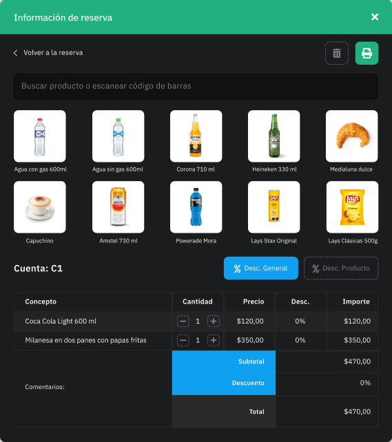 Bar and products