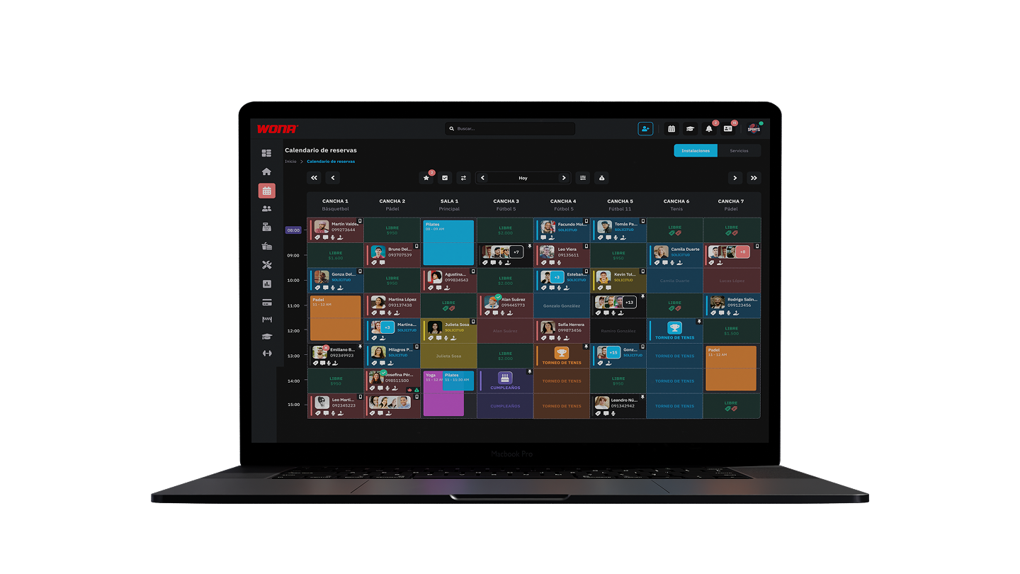 Booking and activity management